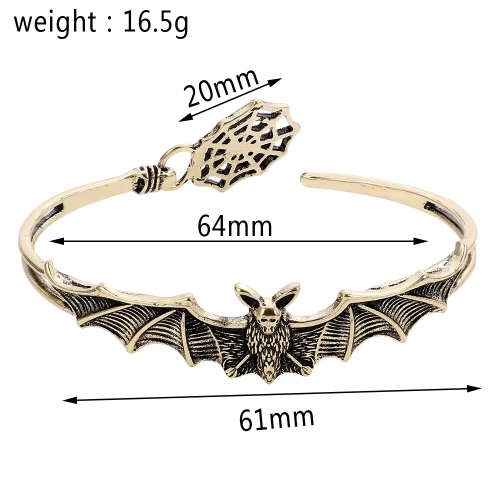 Vampire Bat Bracelet, Halloween Bracelet, Bat Jewelry, Halloween Jewelry, Gothic Bracelet, Vampire Jewelry,Halloween Costume